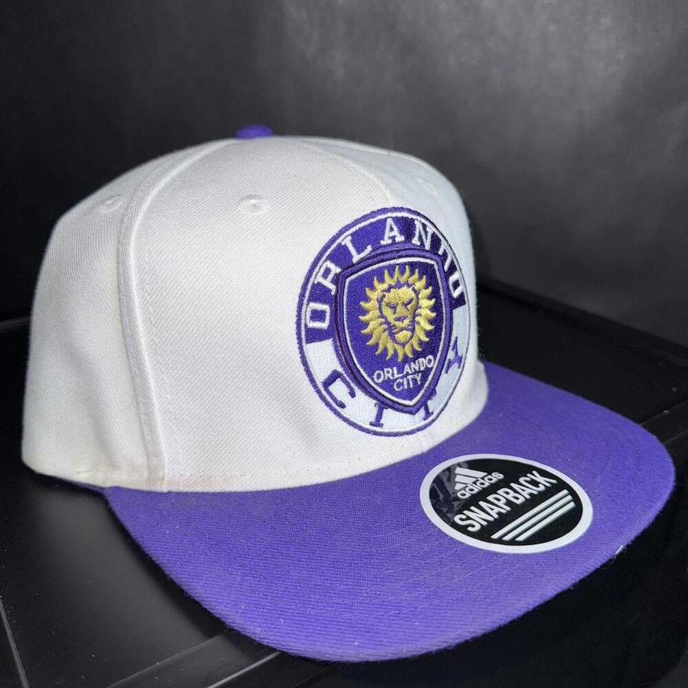 Adidas Orlando City purple‎ and white snapback